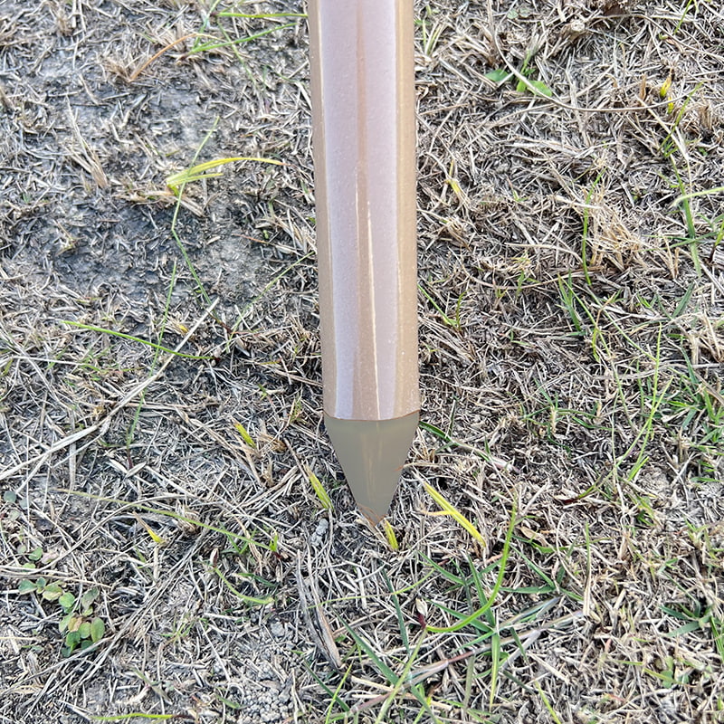 2M fiberramme, lett aluminiumskaft, vanlig solparaply.