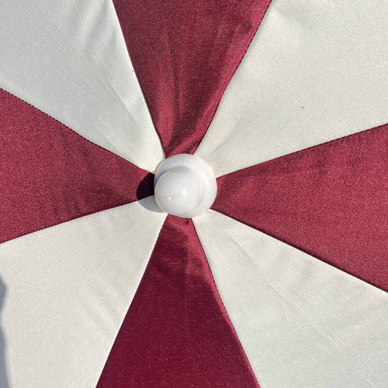 2M fiberramme, lett aluminiumskaft, vanlig solparaply.