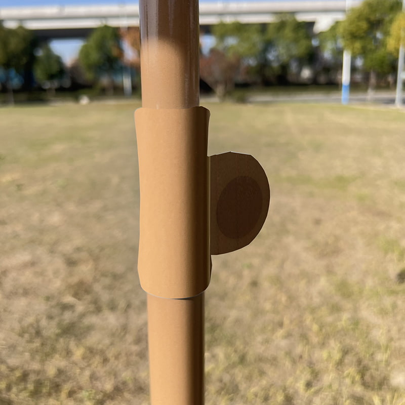 2M fiberramme, lett aluminiumskaft, vanlig solparaply.