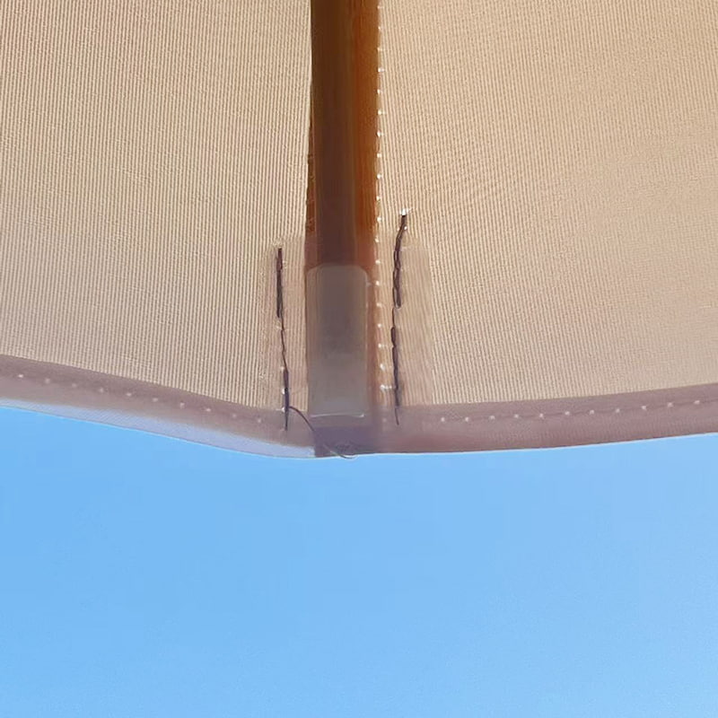 2,8M håndsveivd liggende paraply