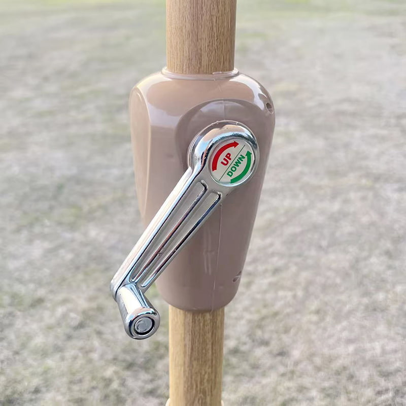 2,8M håndsveivd liggende paraply