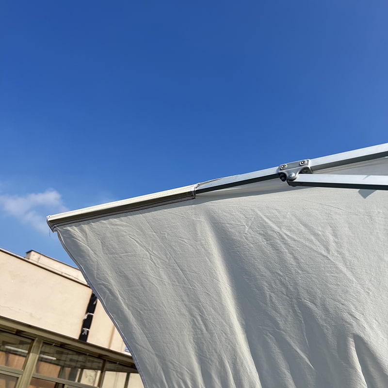 2,8*2,4M 2-ribbet dekorativ strandparaply