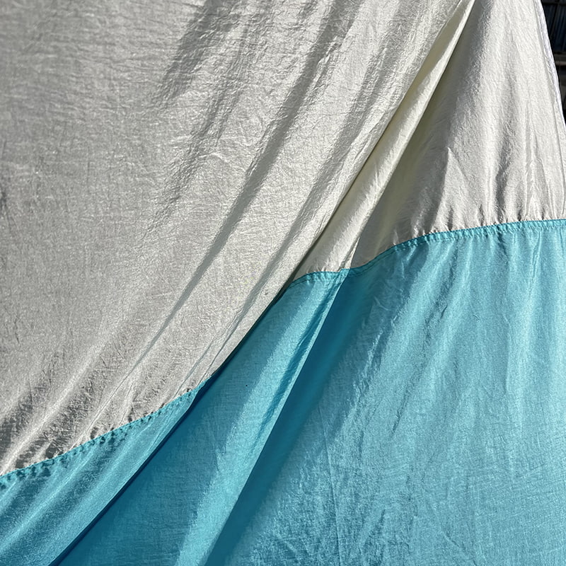 2,8*2,4M 2-ribbet dekorativ strandparaply