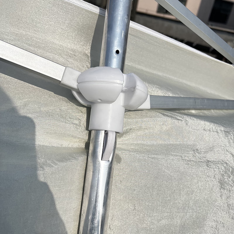 2,8*2,4M 2-ribbet dekorativ strandparaply