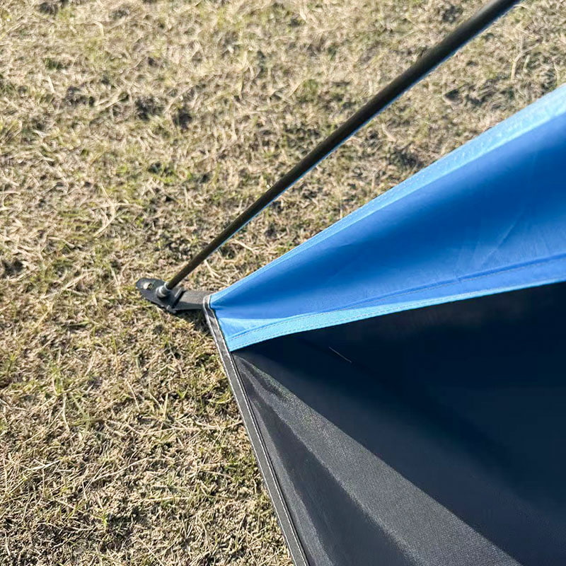 Lett, tresidig ventilert strandtelt