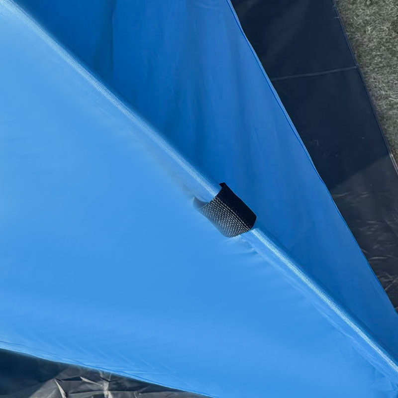 Lett, tresidig ventilert strandtelt