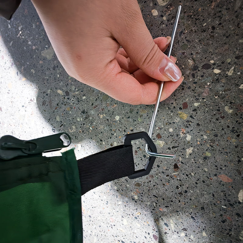 2,2M militærgrønn baldakin paraply