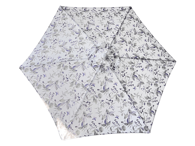 Firkantet/rund takmontert paraply