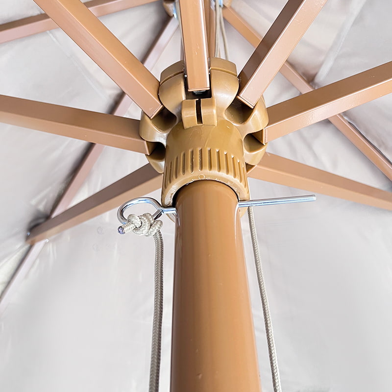 3-meters halmterrasseparaply