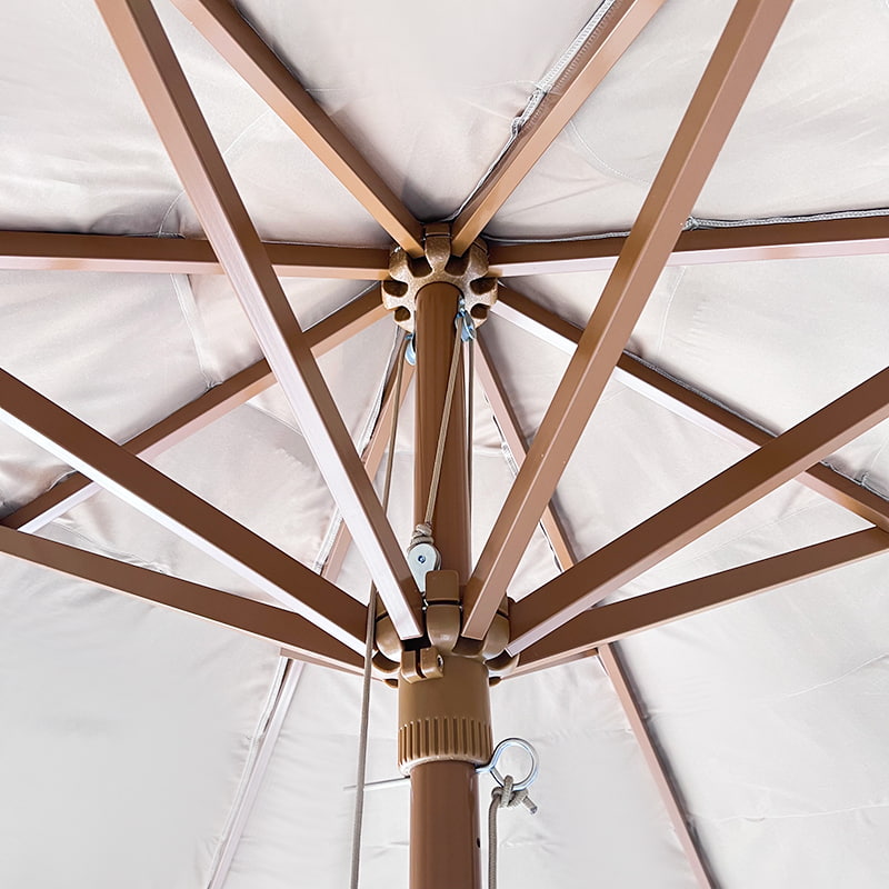 3-meters halmterrasseparaply