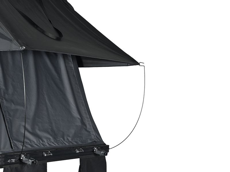 Campingtelt på taket med stige Campingtelt på taket med stige