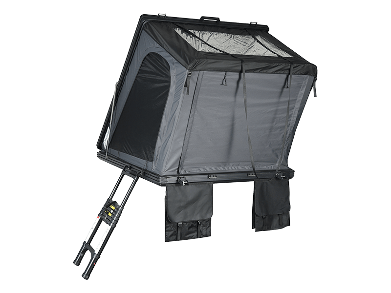 Campingtelt på taket med stige Campingtelt på taket med stige