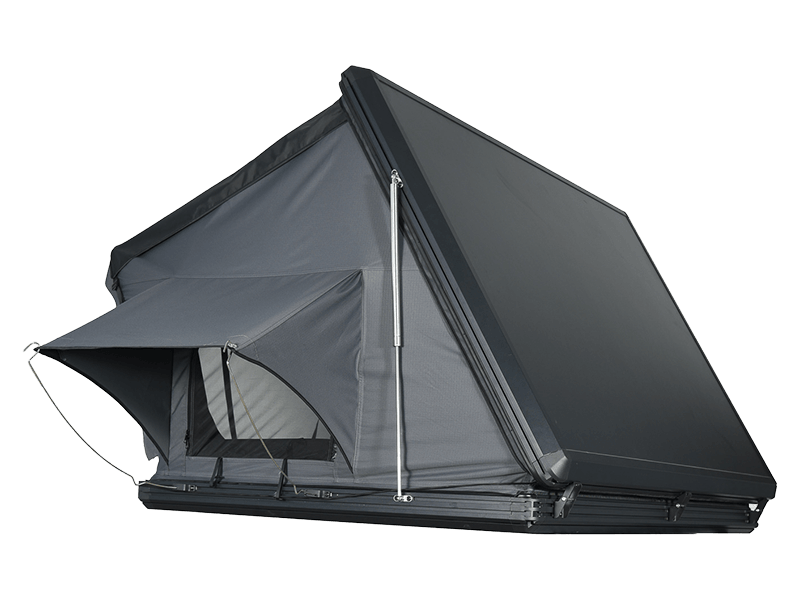 Campingtelt på taket med stige Campingtelt på taket med stige