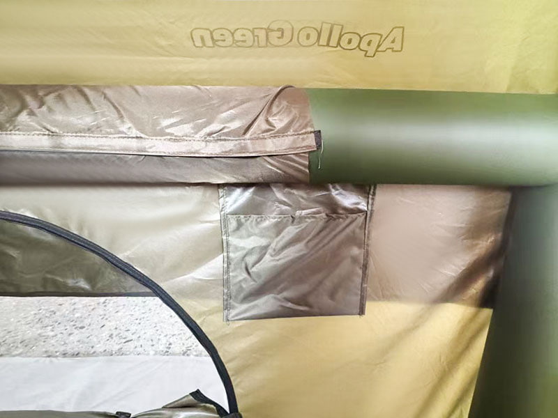 Liten størrelse Militærgrønt oppblåsbart campingtelt