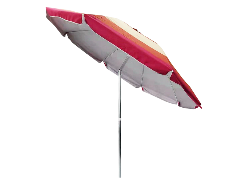 220 cm utendørs polyester sølv lim paraply