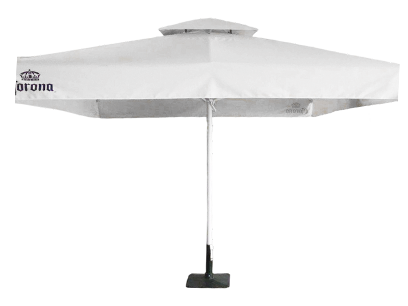Utendørs Square Hand Push Paraplyer