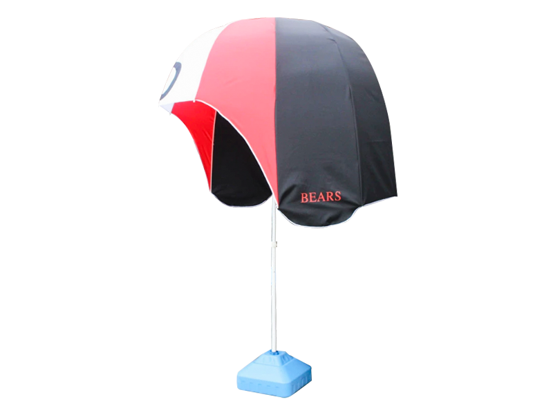 Hjelm utendørs polyester strandparaply