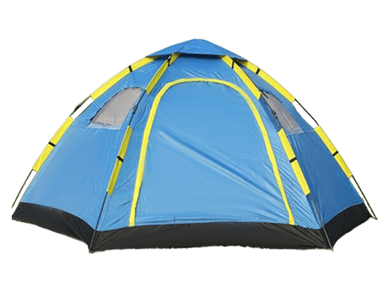 Sekskantet automatisk utendørs campingtelt
